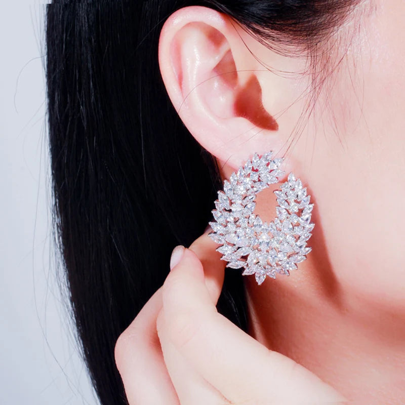 Luksusowy                  Kolczyk                      Biżuteria CZ612