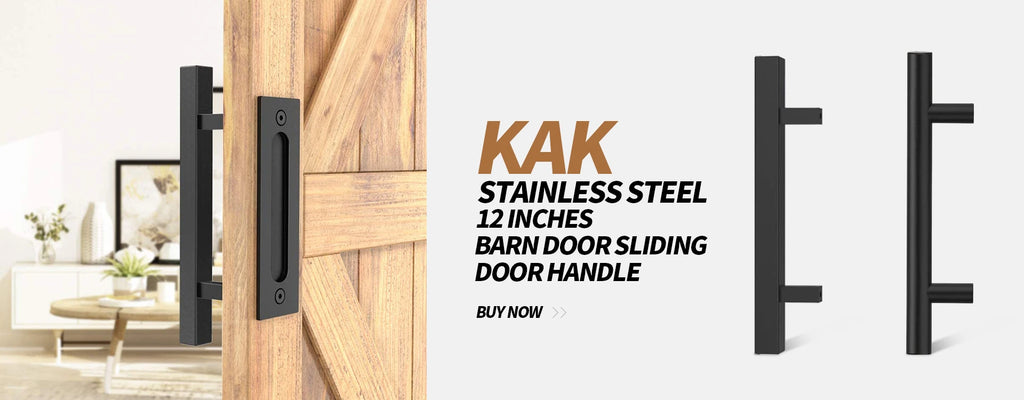KAK 8 in 1 Sliding Door Slides Rails Barn Door Floor Guide Stay Roller for Bottom Adjustable Roller Flush Design Door Hardware