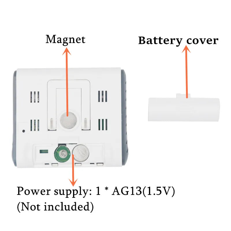 DC103 Temperature Humidity Meter LCD Display Digital Thermometer Hygrometer Mini Weather Station Temp Tester with Sensor