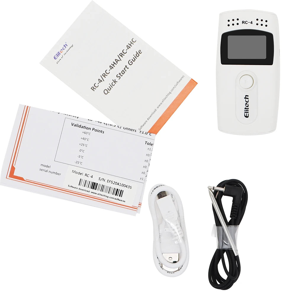 Mini Data Logger RC-4/4HC/5/5+/GSP-6 Digital USB Temperature Humidity Internal Sensor High Precision Recorder 30% off