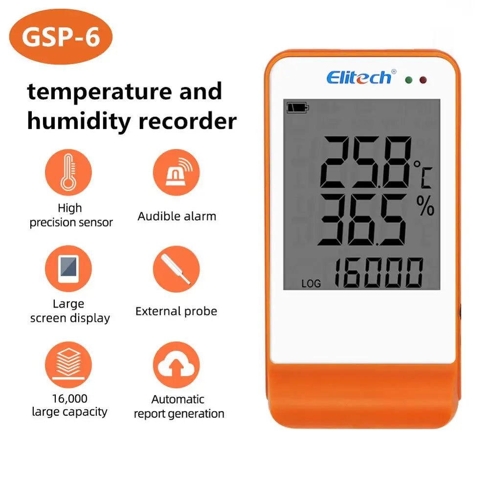 Mini Data Logger RC-4/4HC/5/5+/GSP-6 Digital USB Temperature Humidity Internal Sensor High Precision Recorder 30% off