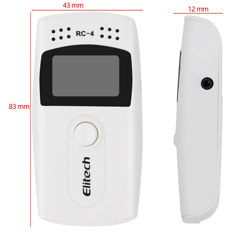 Mini USB Temperature Data Logger RC-4/4HC/5/5+/GSP-6 Digital 16000 Point  Humidity Internal Sensor High Precision Recorder