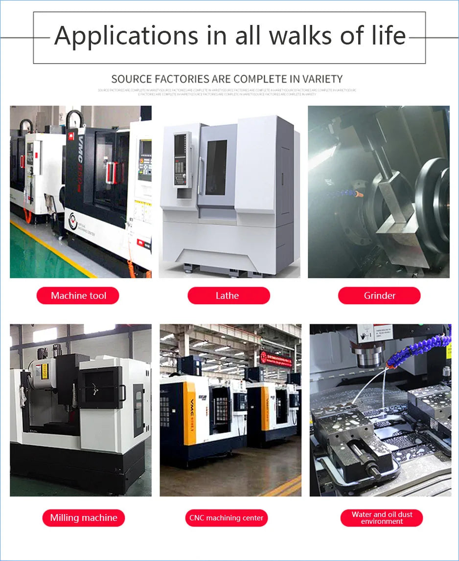 5W 10W 12W 15W LED Work Light DC 24V 36V AC110V 220V Waterproof IP67 Explosionproof Lamp Garage Lighting CNC Machine Tools