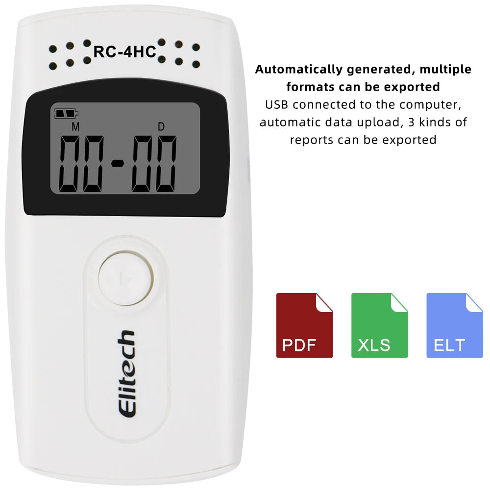 Mini Data Logger RC-4/4HC/5/5+/GSP-6 Digital USB Temperature Humidity Internal Sensor High Precision Recorder 30% off