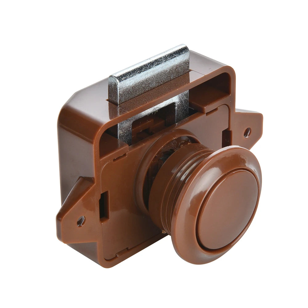 KAK 10pcs Camper Car Push Lock RV Caravan Boat Motor Home Cabinet Drawer Latch Button Locks Furniture Door Lock Hardware