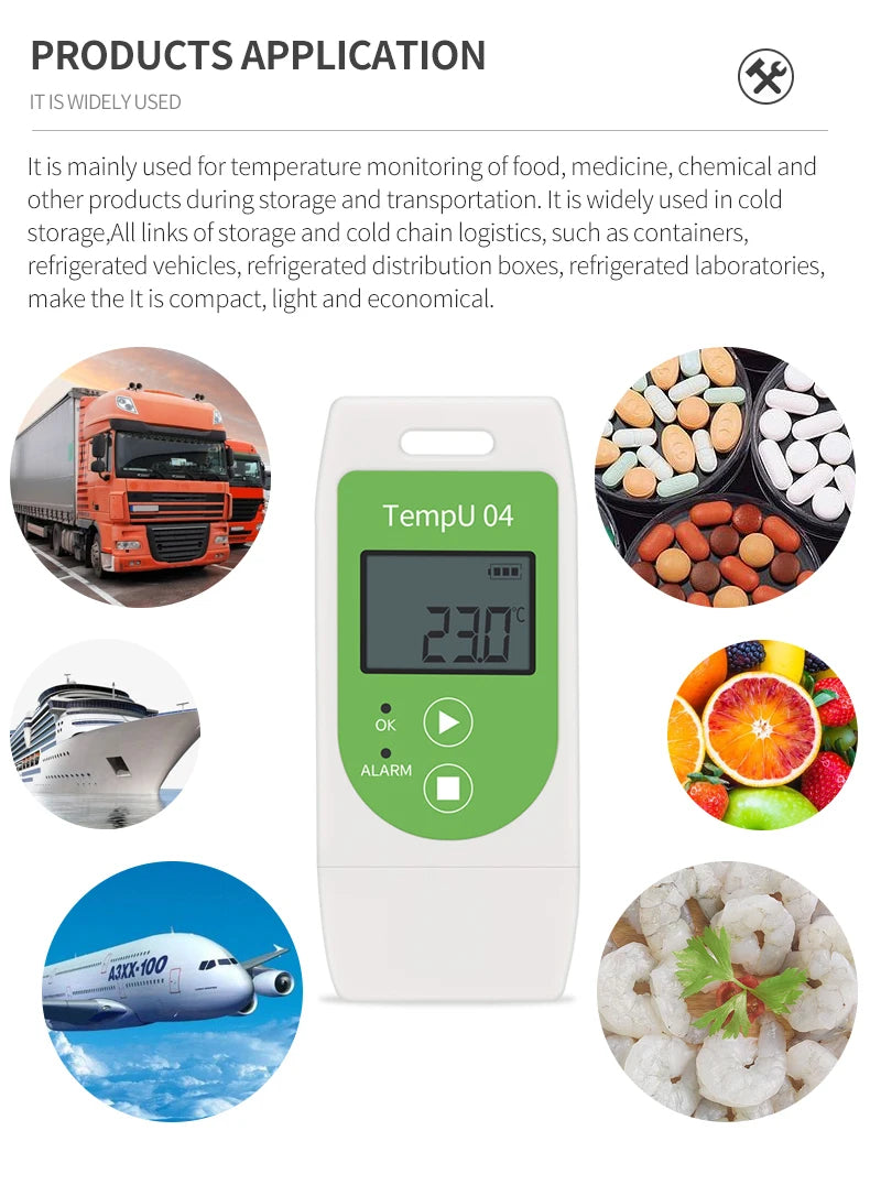 Mini USB Temperature Data Logger RC-4/4HC/5/5+/GSP-6 Digital 16000 Point  Humidity Internal Sensor High Precision Recorder