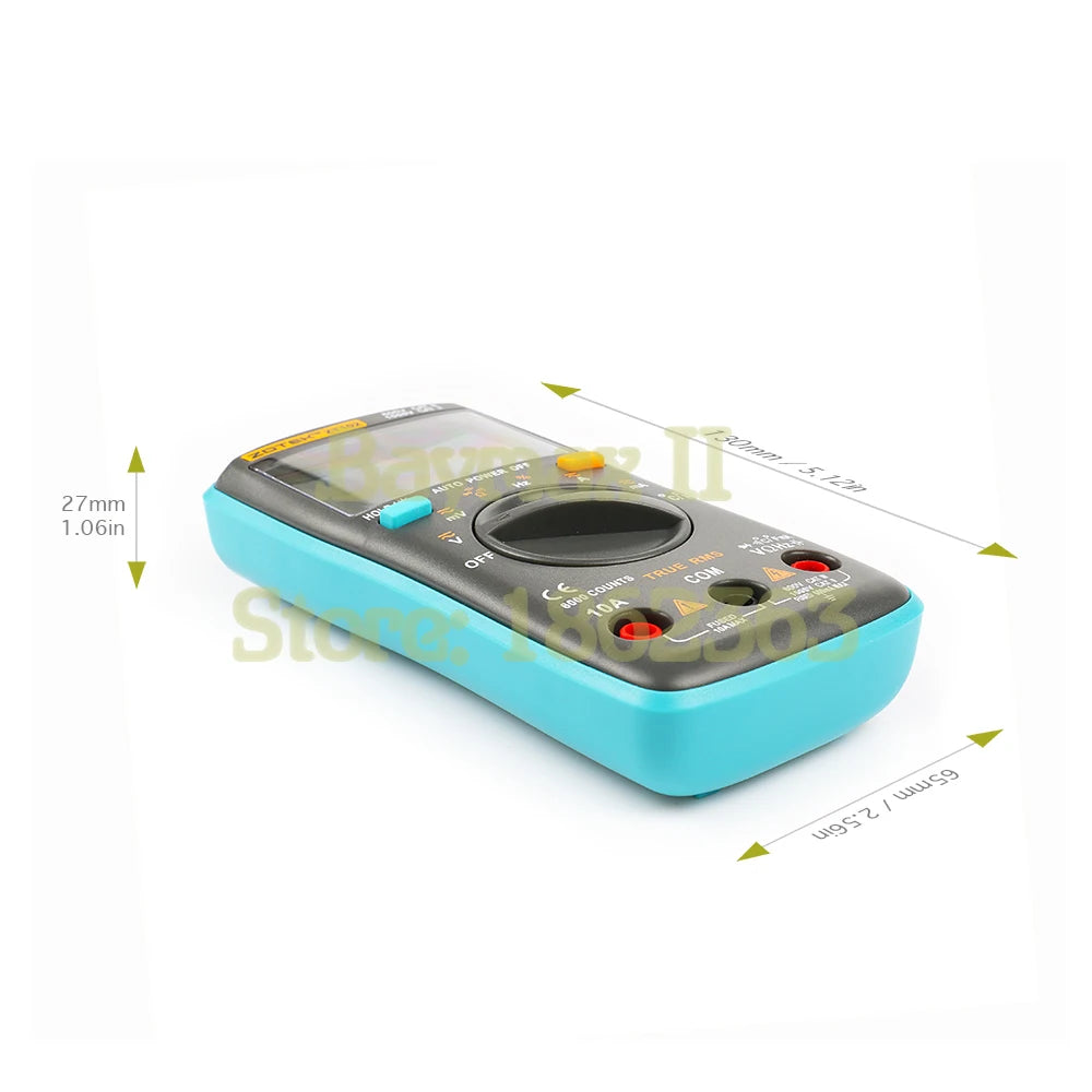 ZOTEK/ZOYI ZT102 Mini 6000 Counts Auto-Ranging Digital Multimeter AC/DC Voltage Current Tester with Temperature Measurement