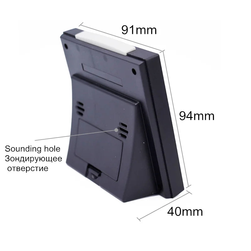 Multi-functional Colorful Weather station Digital Thermometer Hygrometer Alarm Calendar Weather LCD Display with Snooze