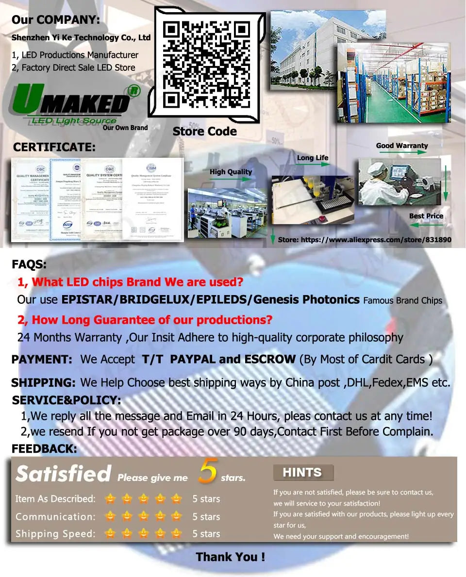 AC220V LED Module SMD2835 3W 5W 7W 9W 12W 15W LED PCB Aluminum lamp plate Smart IC Driver Bulb Pannel Dowlight Source Warm/White