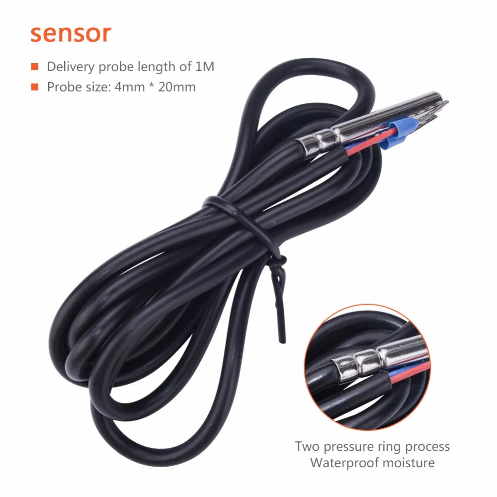 Yieryi MH1230A AC220V Digital Temperature Controller Thermocouple -40 ~ 120 Degrees Thermostat Refrigeration Heating Regulator