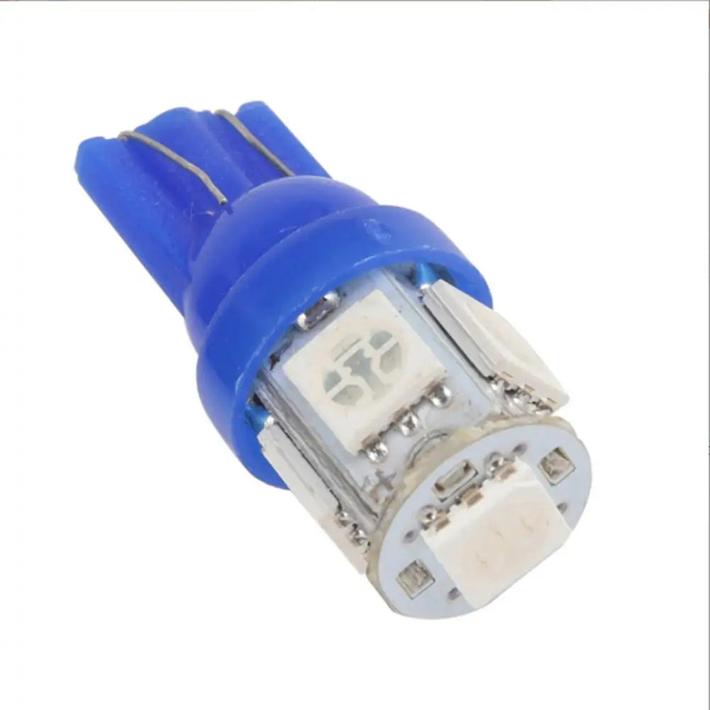 50pc/set Led W5W T10 Car Led Wedge Lamp T5 W3W Bulbs Lights Wedge Concierge Lights Map Lights 6500K 12V Auto Instrument Lamp