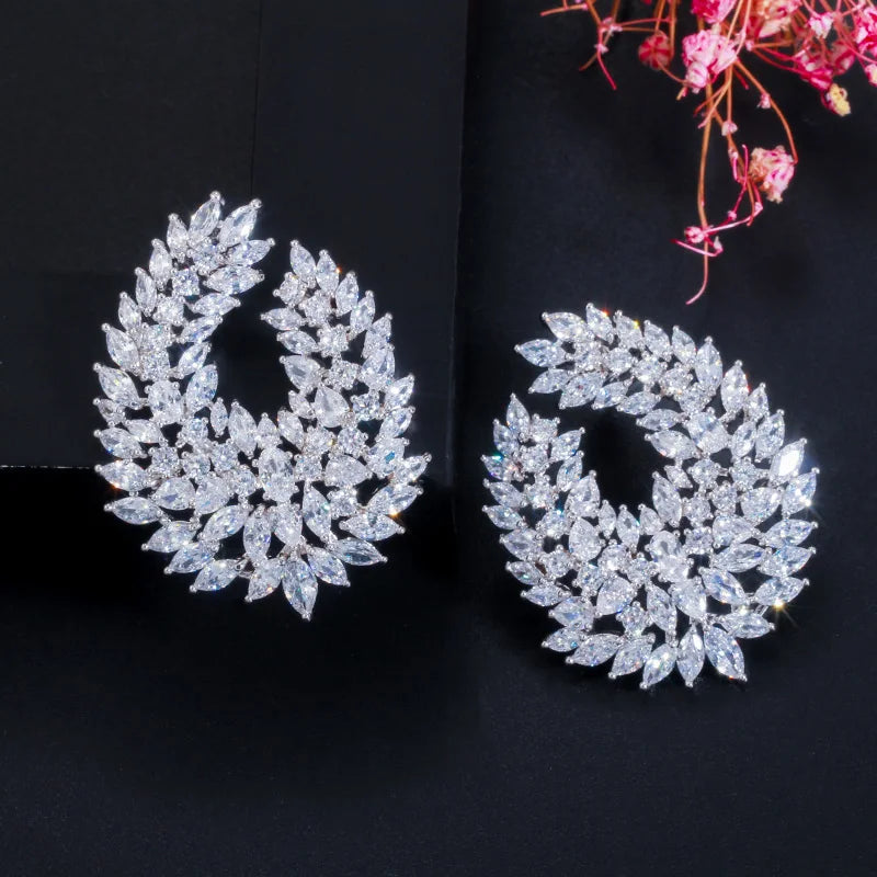 Luksusowy                  Kolczyk                      Biżuteria CZ612