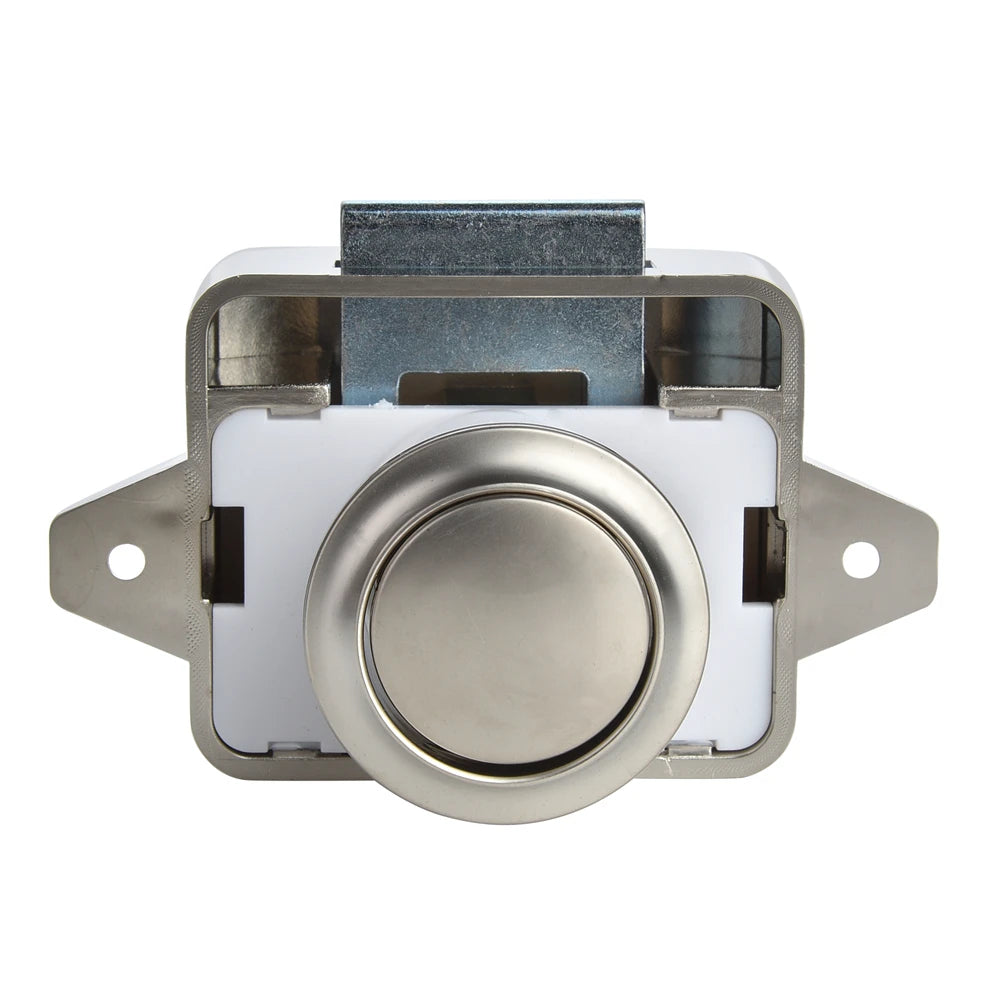 KAK 10pcs Camper Car Push Lock RV Caravan Boat Motor Home Cabinet Drawer Latch Button Locks Furniture Door Lock Hardware