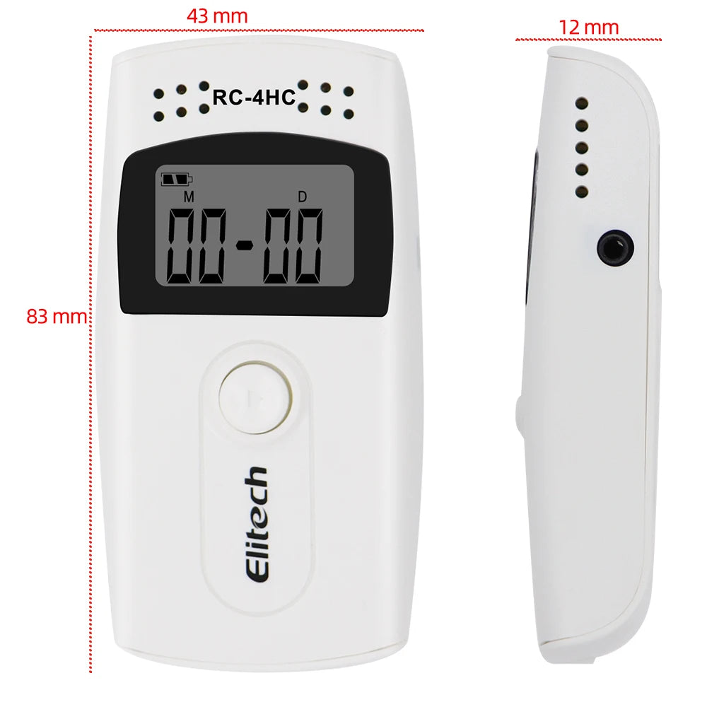 Mini Data Logger RC-4/4HC/5/5+/GSP-6 Digital USB Temperature Humidity Internal Sensor High Precision Recorder 30% off