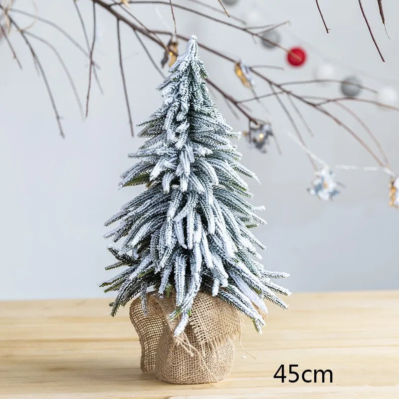 2019 Christmas Artificial mini Xams tree tabletop display window restaurant front desk store decorations small arbol de navidad
