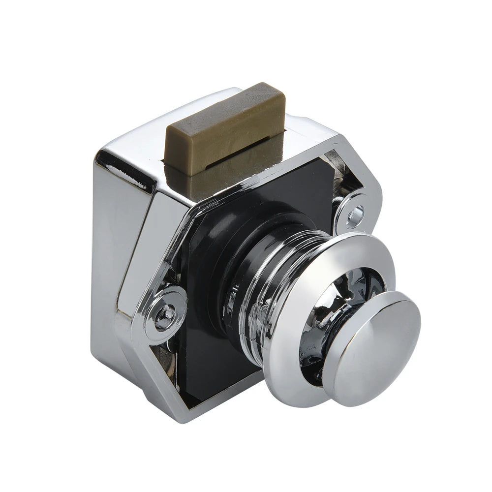 KAK 10pcs Camper Car Push Lock RV Caravan Boat Motor Home Cabinet Drawer Latch Button Locks Furniture Door Lock Hardware