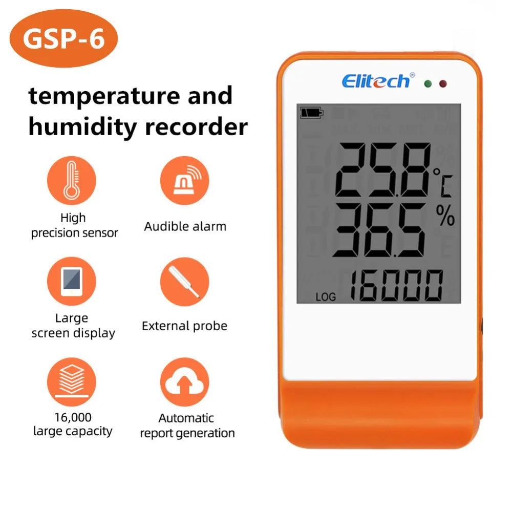 Mini Data Logger RC-4/4HC/5/5+/GSP-6 Digital USB Temperature Humidity Internal Sensor High Precision Recorder 30% off