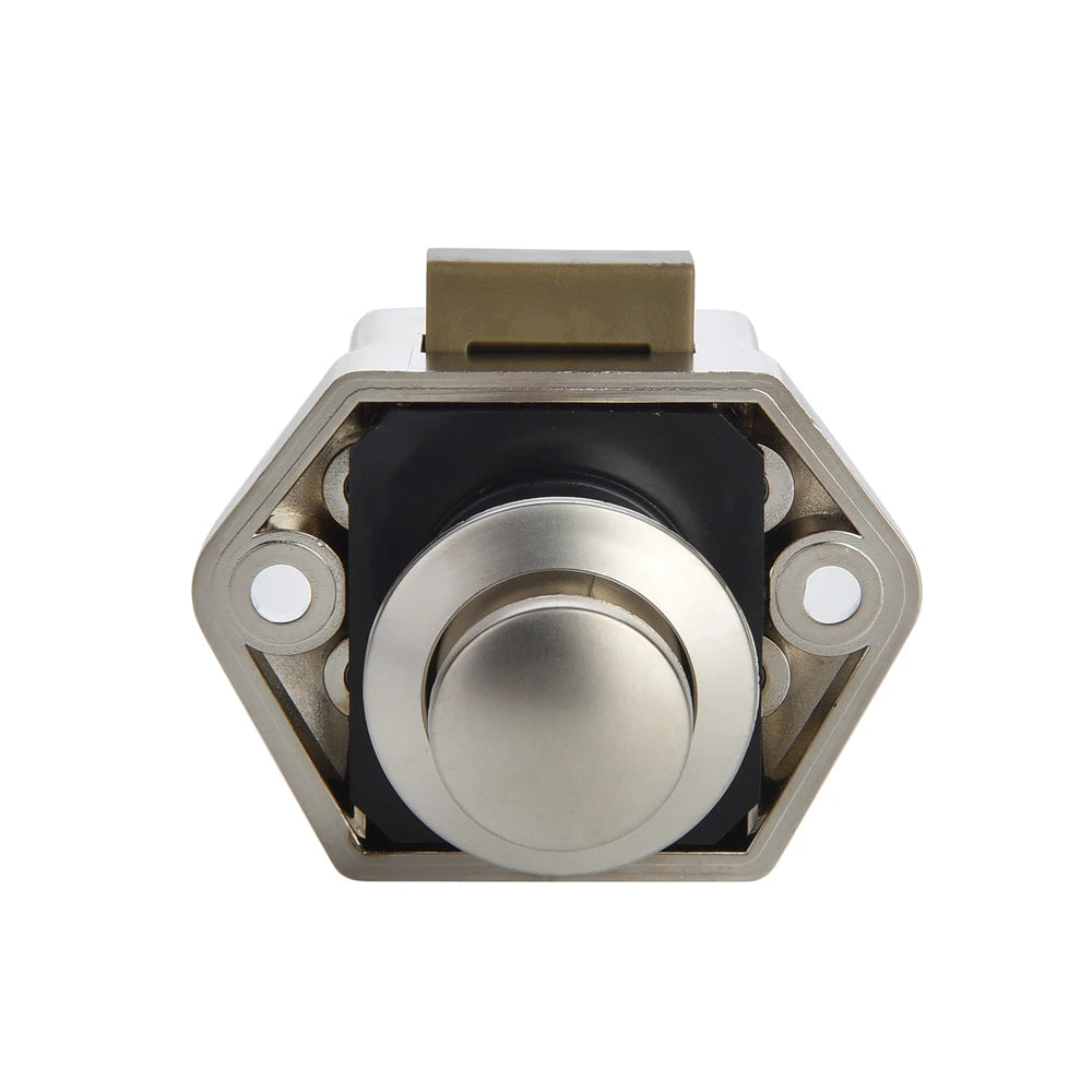 KAK 10pcs Camper Car Push Lock RV Caravan Boat Motor Home Cabinet Drawer Latch Button Locks Furniture Door Lock Hardware