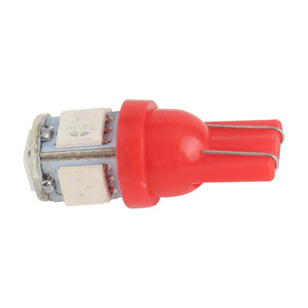 50pc/set Led W5W T10 Car Led Wedge Lamp T5 W3W Bulbs Lights Wedge Concierge Lights Map Lights 6500K 12V Auto Instrument Lamp