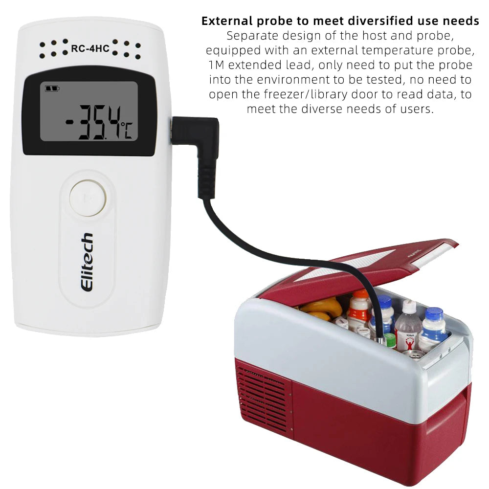 Mini Data Logger RC-4/4HC/5/5+/GSP-6 Digital USB Temperature Humidity Internal Sensor High Precision Recorder 30% off