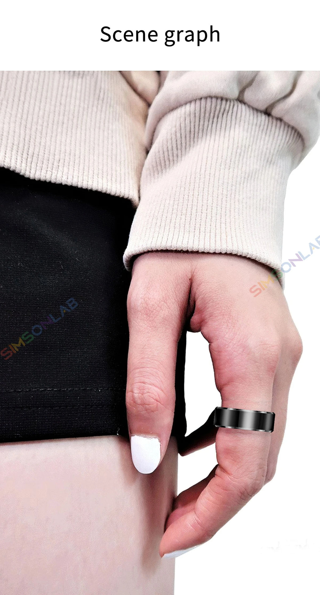 2025 New Smart Ring Sleep Monitor Health Detector IP68 Waterproof Motion Tracker Large Battery R06 Men Women Holiday Gifts Ring