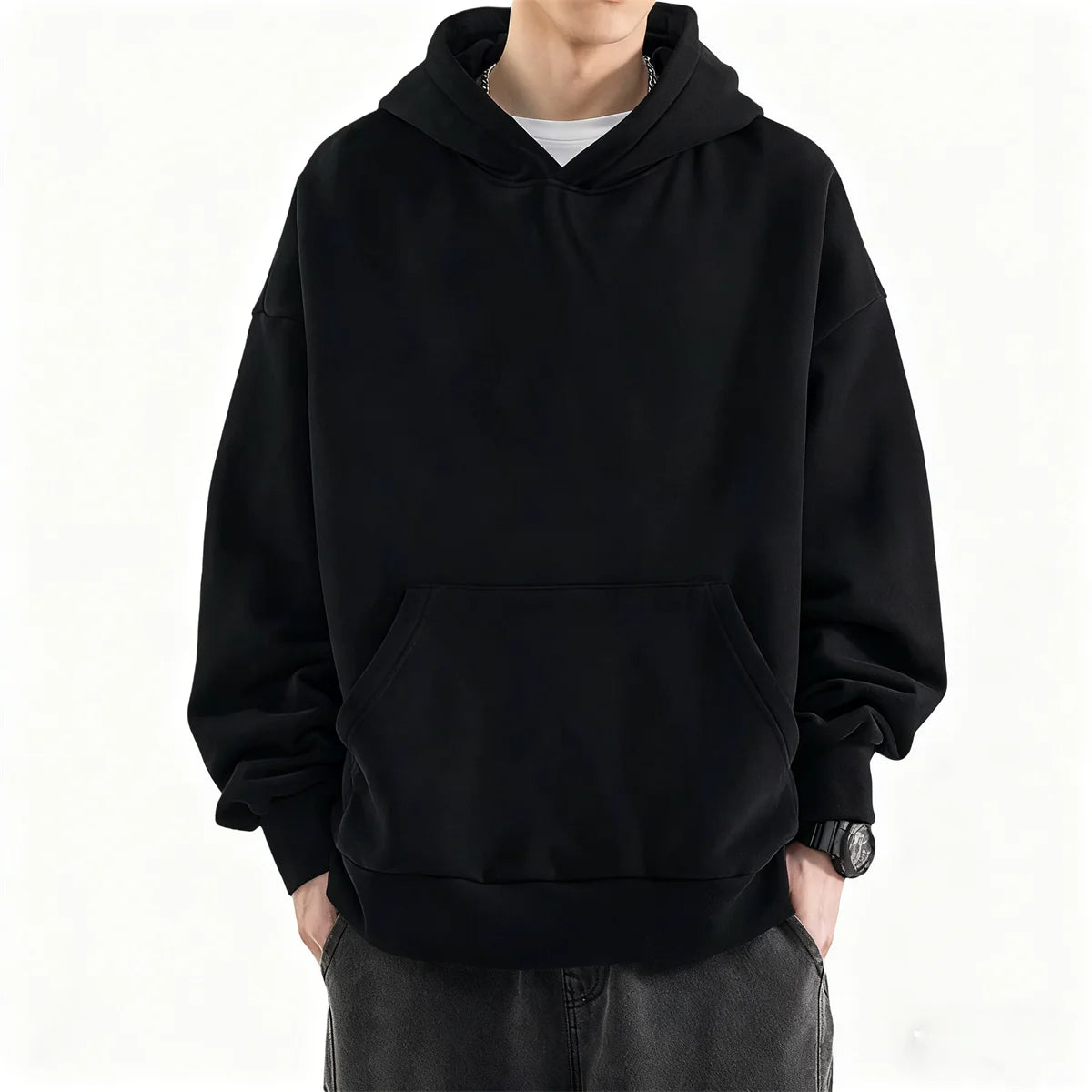 （Kawasaki ）Men Hoodie Kawasaki Hoodie Sportswear High Quality Men's Skeleton  Hoodie Street Motorcycle Uniform Adult Hoodie