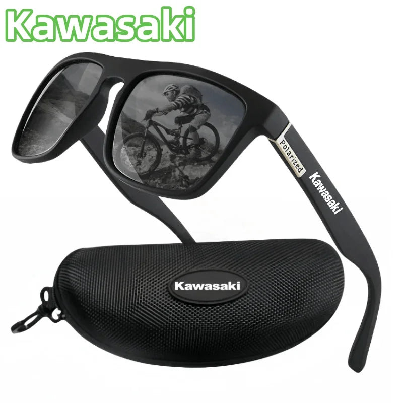 Kawasaki Square Vintage Sport Polarized Sunglasses For Men Women Luxury Brand Designer Sun Glasses Driving Fishing UV400 Eyewea