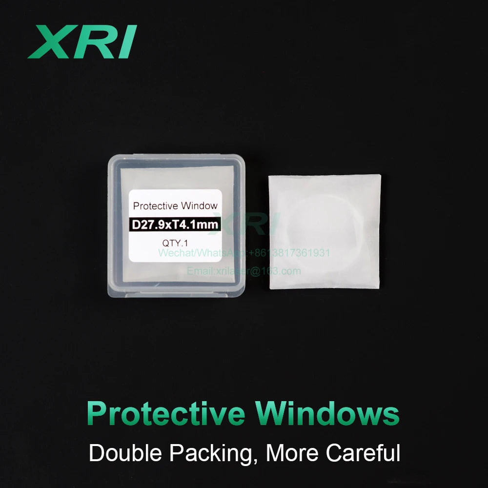 Fiber Laser Protection Window Lens Protective Windows Dia18/20/24.9/27.9/30/34/37 for WSX Precitec Raytools WSX Bodor Laser Head