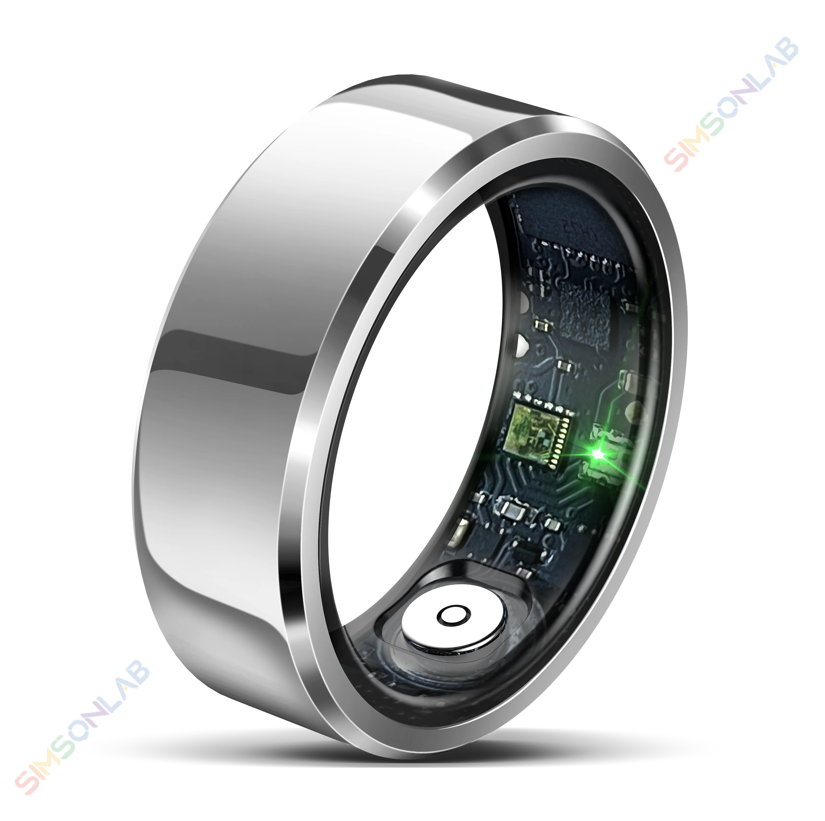 2025 New Smart Ring Sleep Monitor Health Detector IP68 Waterproof Motion Tracker Large Battery R06 Men Women Holiday Gifts Ring