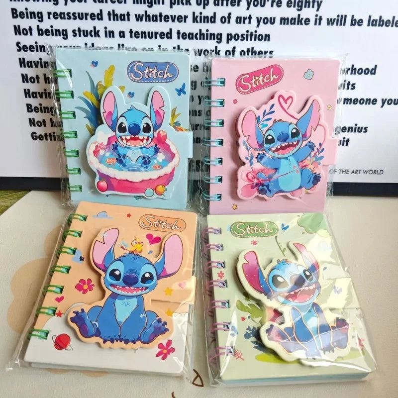New Stitch Notebook Cute Anime Cartoon School Supplies Portable Diary Fashion Office Supplies Coil Book Children Holiday Gift