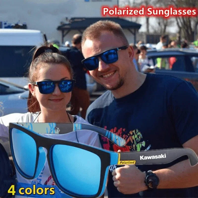 Kawasaki Square Vintage Sport Polarized Sunglasses For Men Women Luxury Brand Designer Sun Glasses Driving Fishing UV400 Eyewea