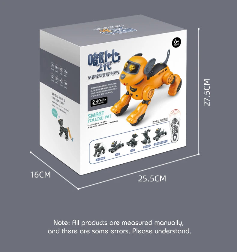 Children's Toy Remote Control Intelligent Robot Dog DIY programming voice interactive electronic pet dog robot model gift