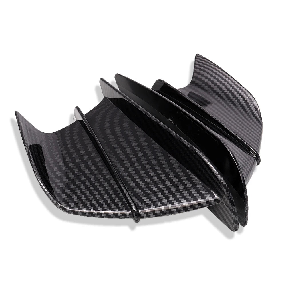 For Kawasaki Ninja ZX6R 636 ZX-25R ZX6RR ZX-6 ZX10R ZX1400 ZX14R ZZR1400 ZZR1100 Motorcycle Winglet Aerodynamic Wing Kit Spoiler