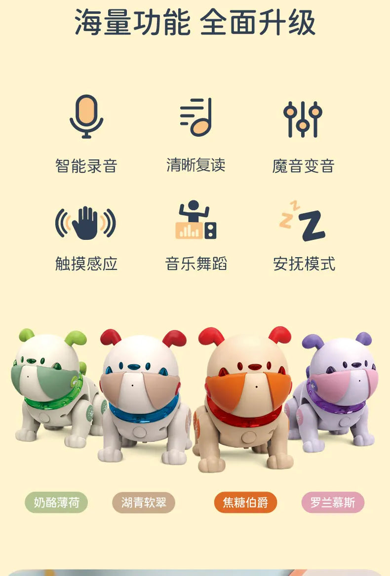 Children's Toy Remote Control Intelligent Robot Dog DIY programming voice interactive electronic pet dog robot model gift