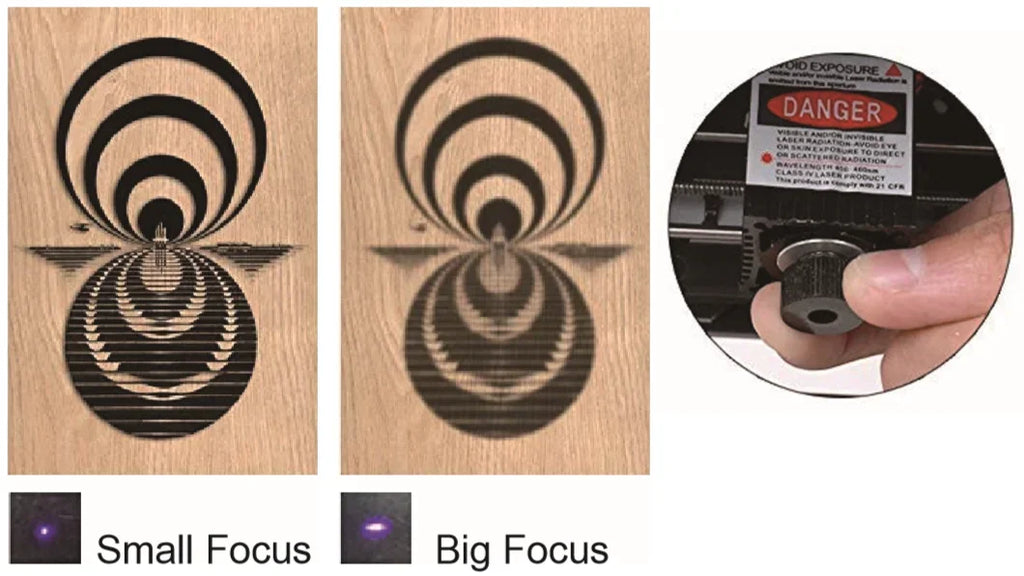 Portable Mini Laser Engraving Machine DIY CNC 405nm Laser 1000/1500/2000mW Adjustable Focus Suitable for Leather and Wood