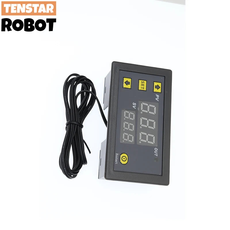 W3230 Mini Digital Temperature Controller 12V 24V 220V Thermostat Regulator Heating Cooling Control Thermoregulator With Sensor