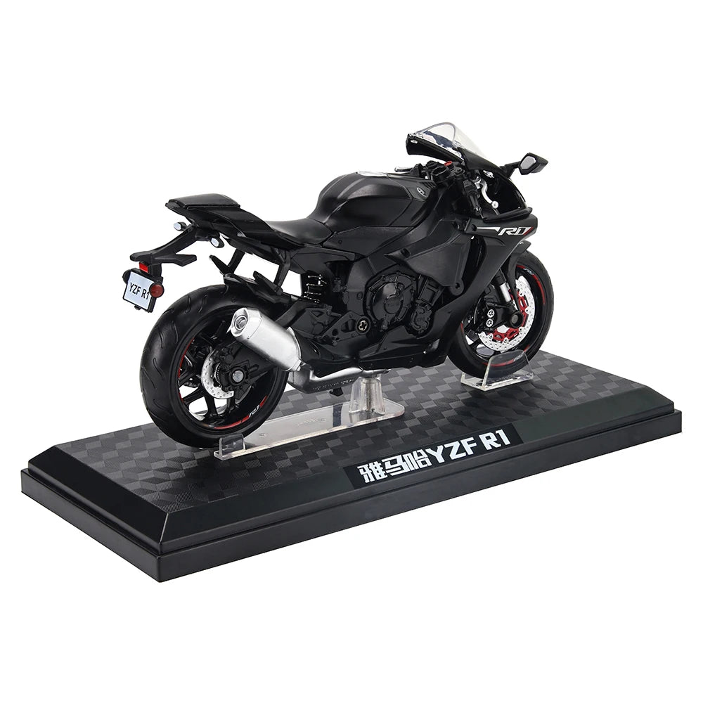 MSZ CCA 1:12 Yamaha YZF-R1 Classic Motorcycle Model Alloy Car Model Toy Car Casting Collection Toy Gift Christmas Gift