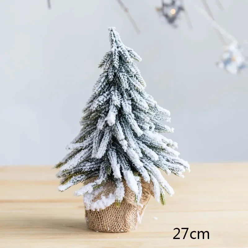 2019 Christmas Artificial mini Xams tree tabletop display window restaurant front desk store decorations small arbol de navidad