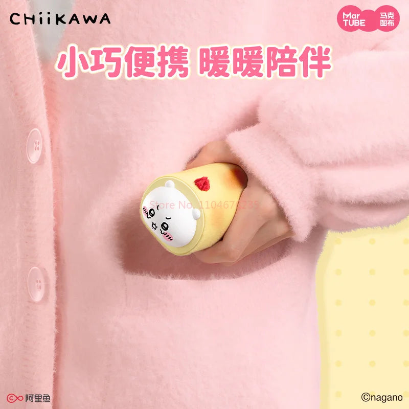 New Martube Chiikawa Hand Warmer Handheld Portable Mini Self Heating Charging Hand Warmer Hachiware Peripheral Girl Birthday Gif