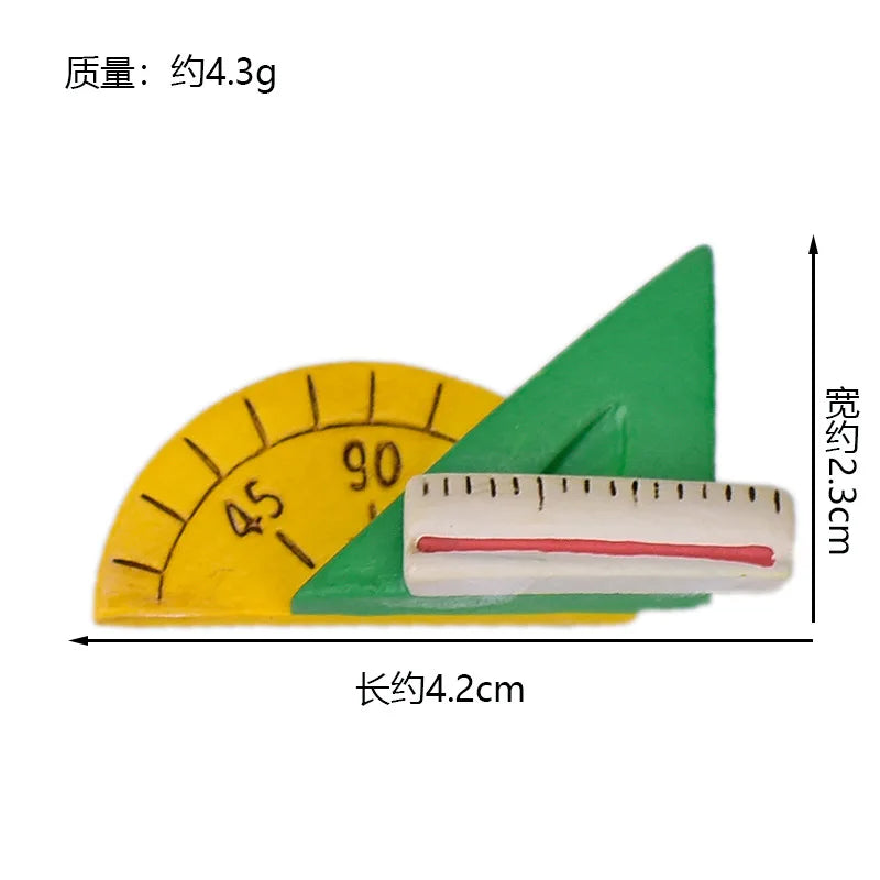 Zakka Japan Bookstore Stationery Series Desktop Decoration Creative Small Ornaments Resin Craft Toys Collectible Gifts