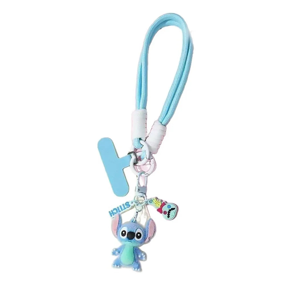 Kawaii Lilo & Stitch Toys Keychian Lovely Stitch Pendant Keyholder Women Car Keyring Girl Friends Birthday Gift