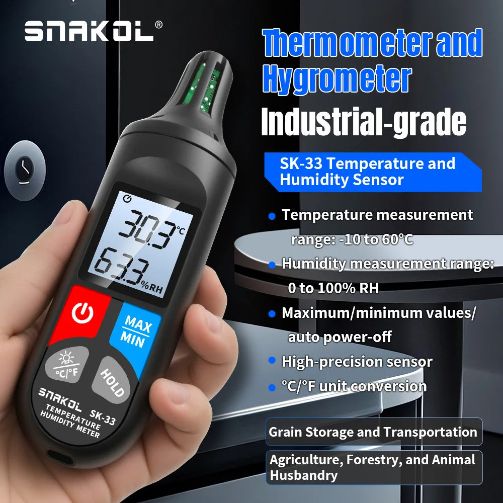 Mini Digital -10℃-60℃ Thermometer Hygrometer Temperature Indoor Convenient Temperature Sensor Humidity Meter Gauge Instrument