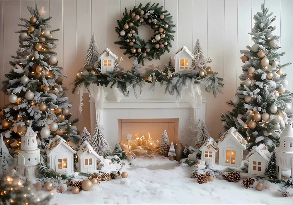 Navidad Decoration Anniversaires Xmas Tree Photography Backdrops Merry Christmas Backgrounds