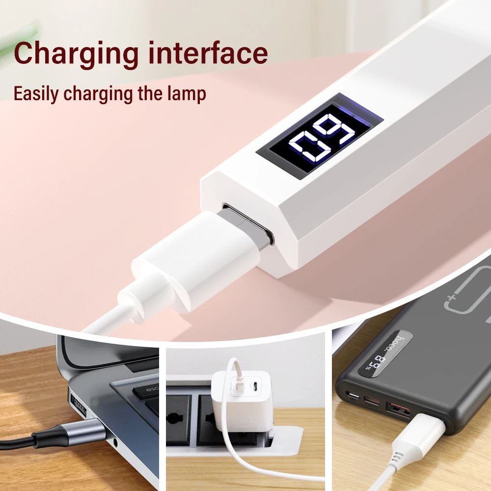 YIKOOLIN UV Light for Gel Nails Mini UV Nail Lamp Professional LED Light for Curing Gel Polish 2 Timing Modes for DIY Home Salon