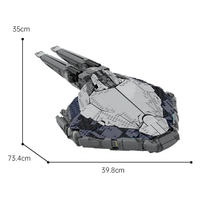 Bricklink Ideas Star Game Warframeds Tenno Liset Landing Craft Bricks MOC Spaceship Sets Building Blocks Kid Toys Adults Gift