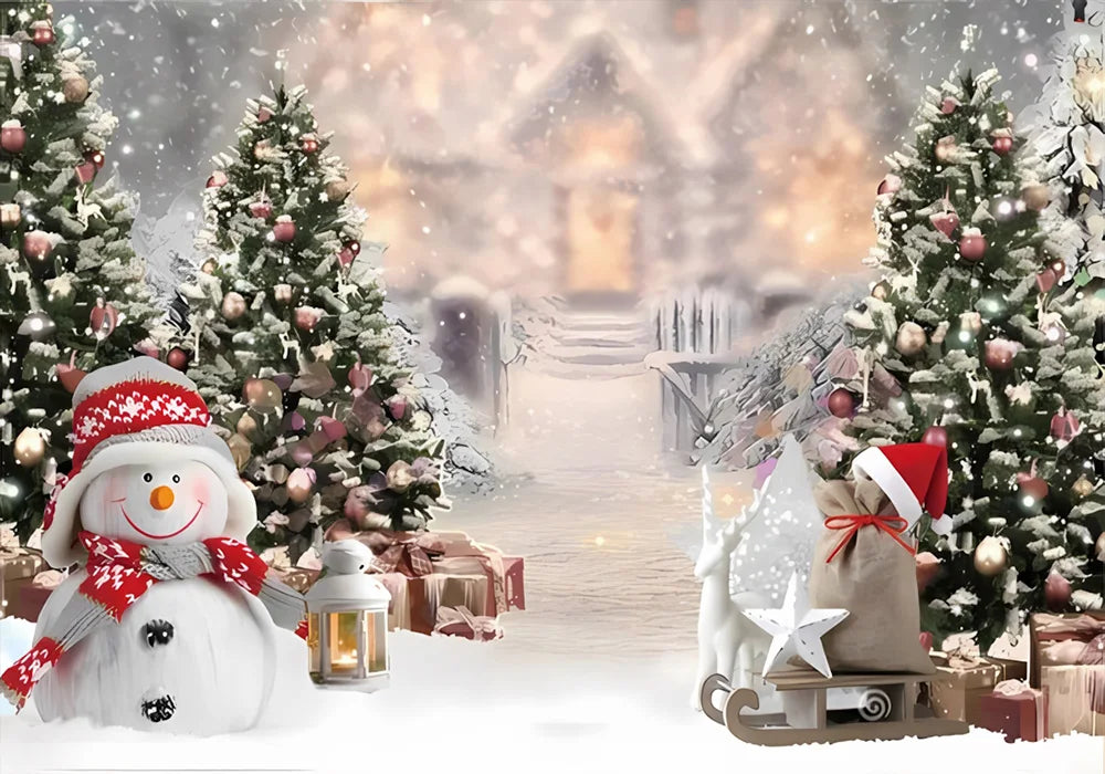 Navidad Decoration Anniversaires Xmas Tree Photography Backdrops Merry Christmas Backgrounds