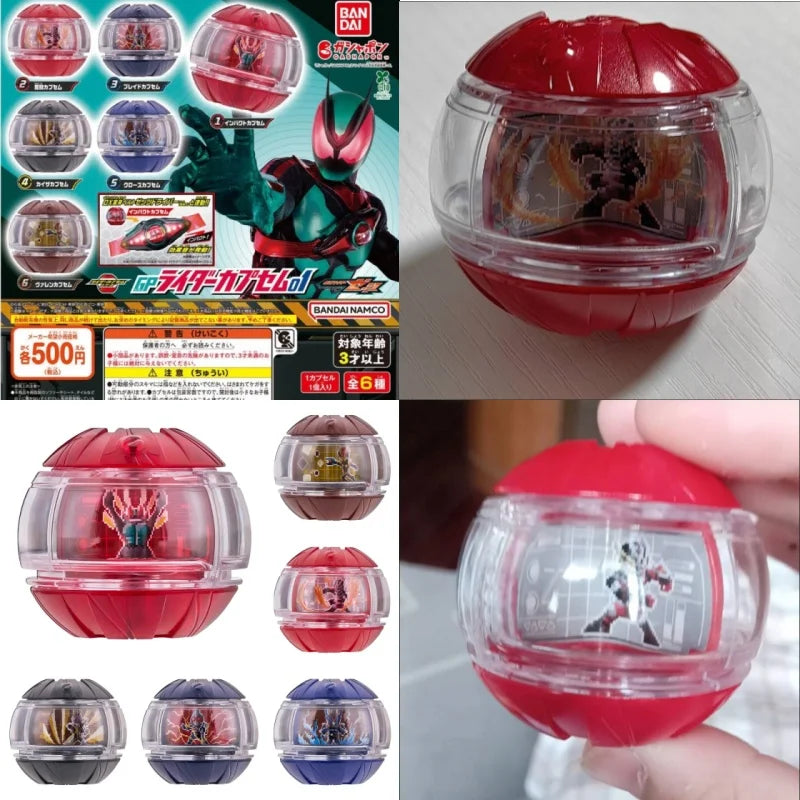 Genuine  Bandai Kamen Rider ZEZTZ (ZZZ) DX GP Rider Capsem 01 Dream Capsule – Ryuki & Blade Collaboration Accessories Toy GIft