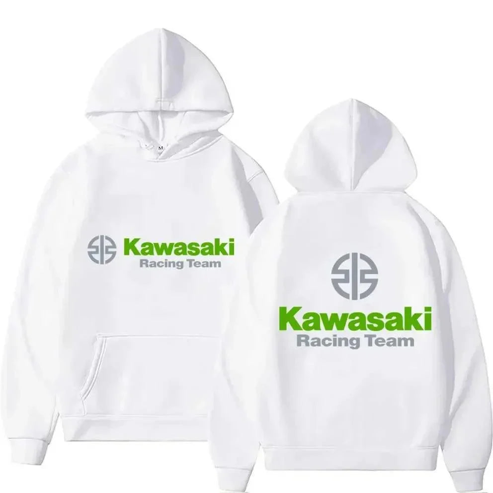 Kawasaki Motorcycle Logo's New Men's Spring and Autumn Extreme Sports Hoodie and Women's Casual Sportswear Sweatshirt