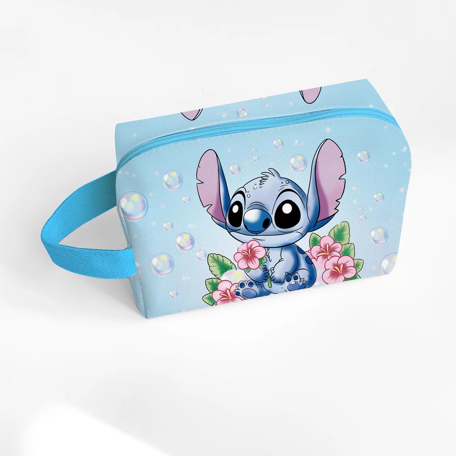 New Anime Stitch Lilo Stitch Cosmetic Bag Kawaii Makeup Waterproof Portable Travel Storage Organizer Bag Girl Birthday Gift