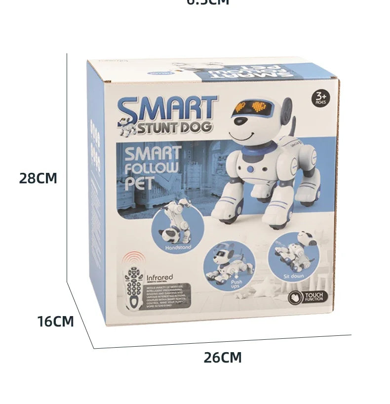 Children's Toy Remote Control Intelligent Robot Dog DIY programming voice interactive electronic pet dog robot model gift